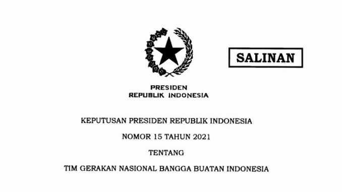 KEPPRES-15-2021