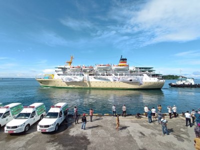 Kapal Sirimau Jadi Tempat Isolasi Kasus Covid-19 di Merauke