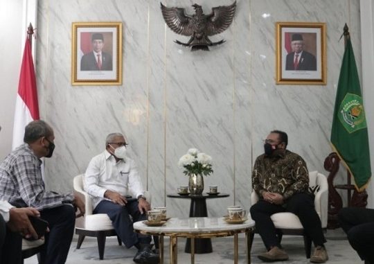 Menteri Agama RI Yaqut Cholil Qoumas, terima Audiensi Kepala Densus 88