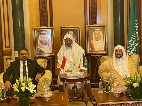 Pertemuan Menag Yaqut Qoumas dengan Menteri Urusan Islam Arab Saudi