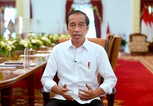 Presiden Joko Widodo menegaskan