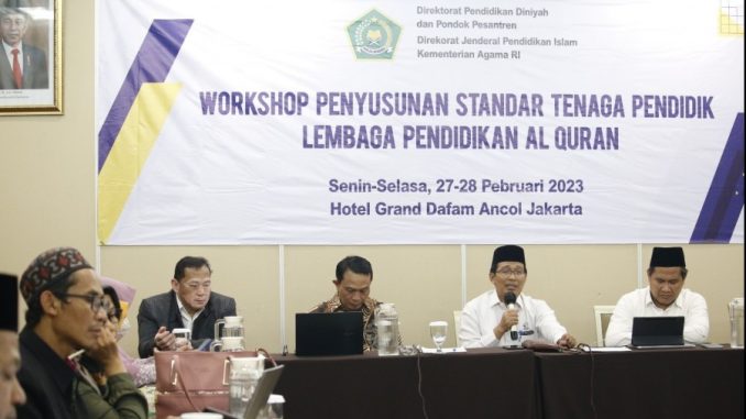 Workshop Penyusunan Standar Tenaga Pendidik Lembaga Pendidikan Al Quran di Jakarta