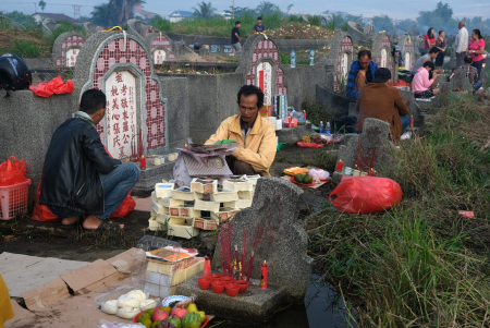 Perayaan Ceng Beng. Penghormatan orang Tionghoa