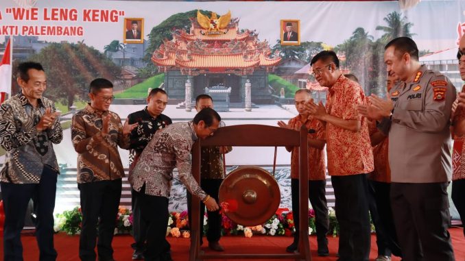 Peresmian Kelenteng Wie Leng Keng di Palembang