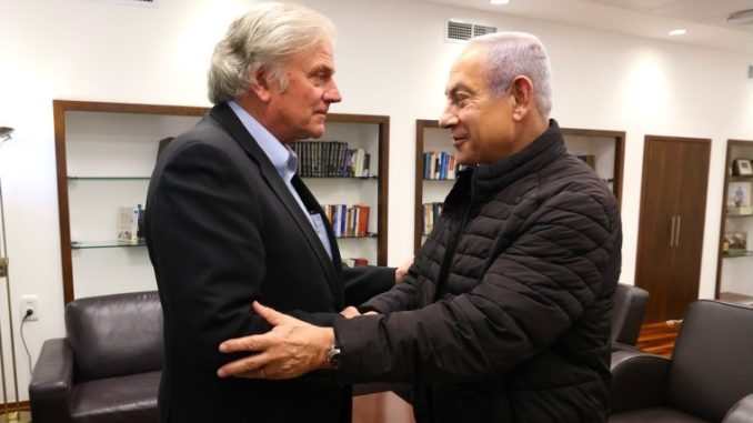 Pendeta Franklin Graham bertemu dengan Perdana Menteri Israel Benjamin Netanyahu pada 15 November 2023