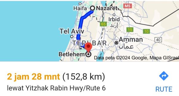 DAYA JUANG NAZARETH KE BETLEHEM